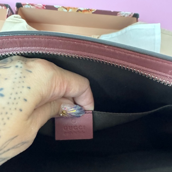 GUCCI BLOOM CLUTCH/ TOILETRIES POUCH - Picture 8 of 11